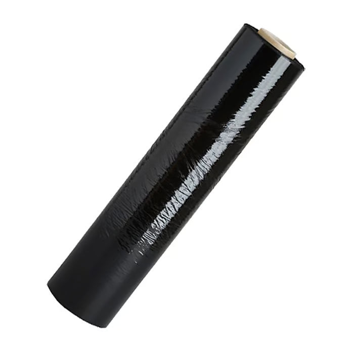 Handsträckfilm PolySTRETCH 450x0,023mm Svart 23my 300m/rle 6rle/krt