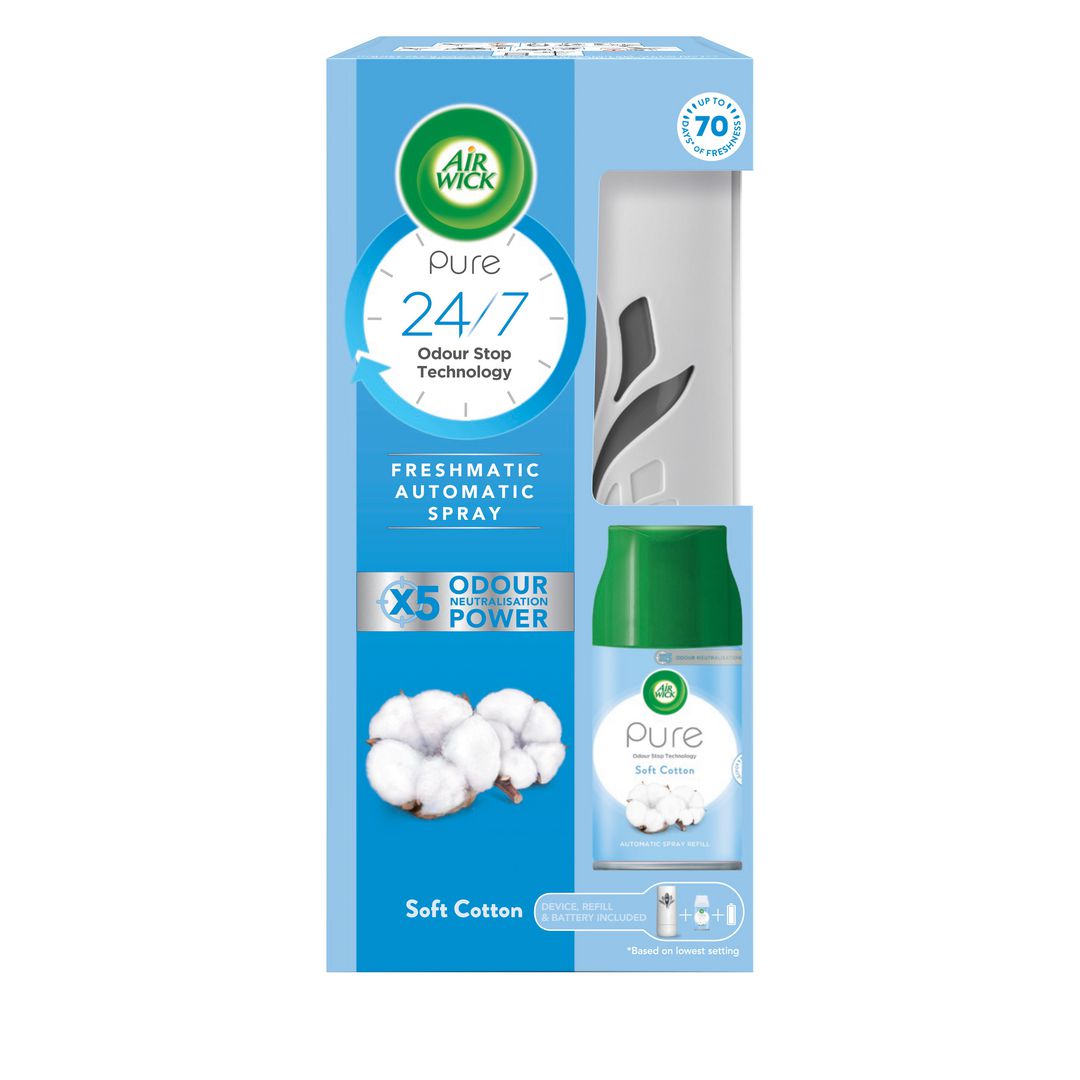 Dispenser AIR WICK Freshmatic startkit 4st/krt