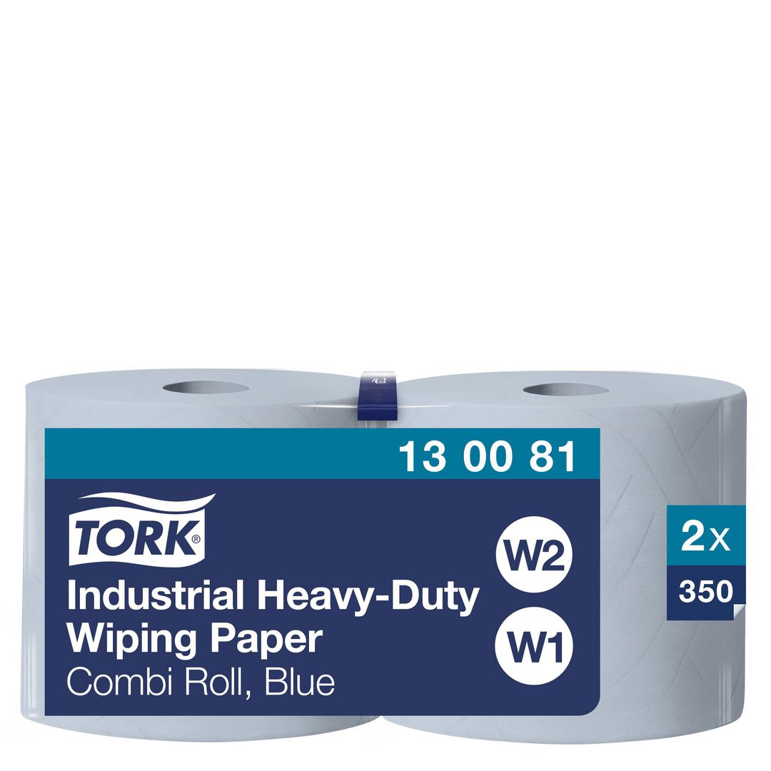 Industritork TORK 3-L Premium (W1/2) Blå 350ark/rle 2rle/fp