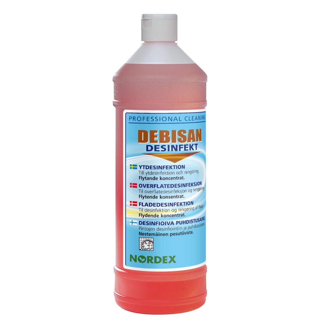 Ytdesinfektion NORDEX Debisan 1L 12st/krt