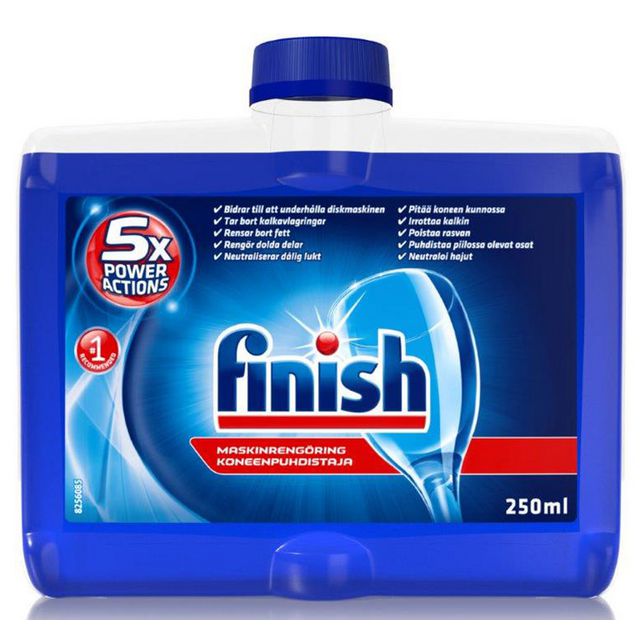 Diskmaskinsrengöring FINISH 250ml 12st/fp