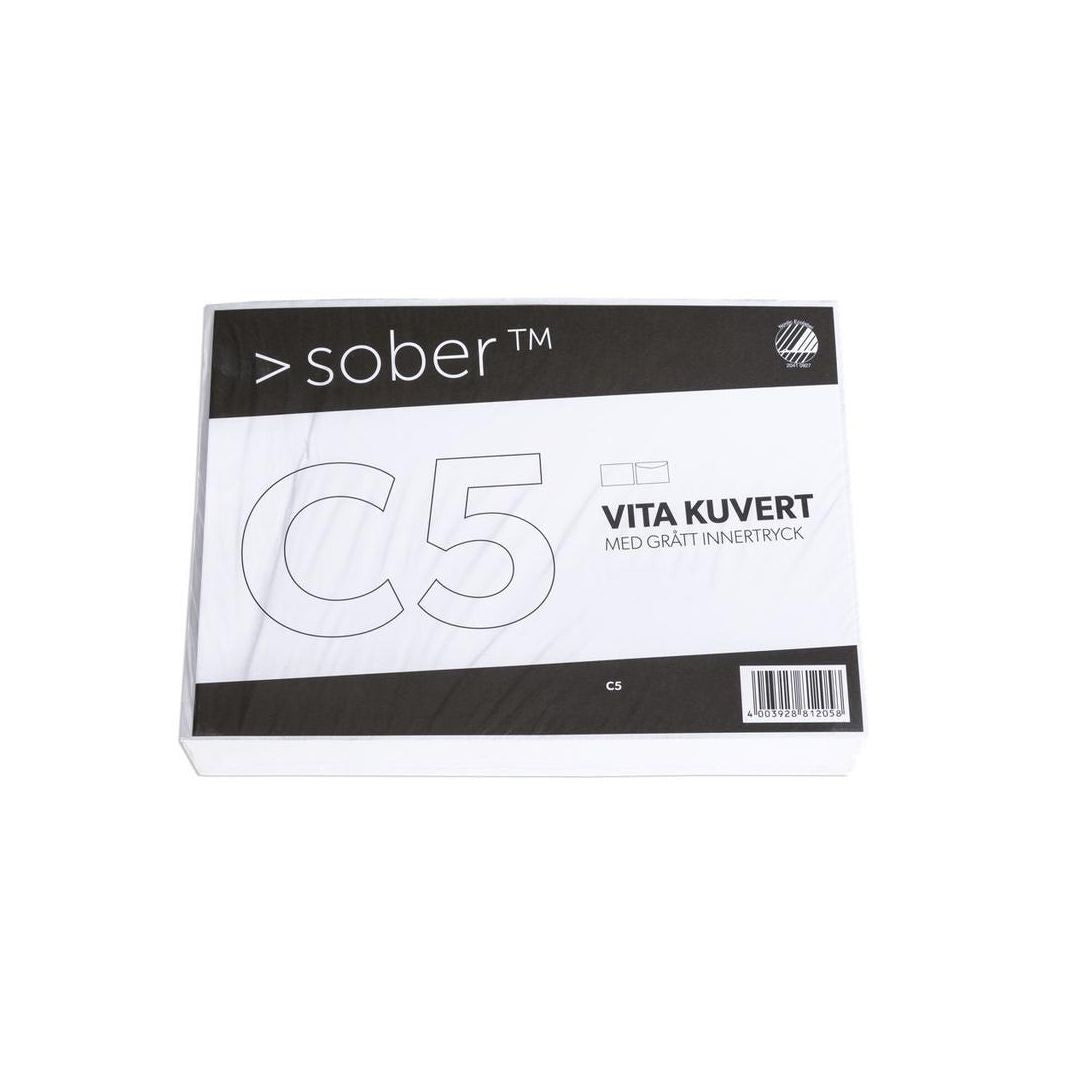 Kuvert konsument fp C5 FH vit 10/fp