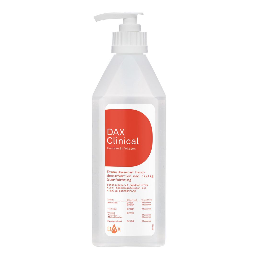 Handdesinfektion DAX Clinical 600ml 15st/krt