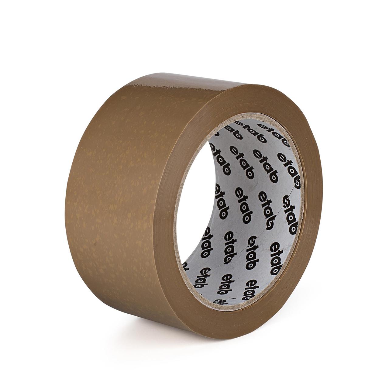 Packtejp ETAB 243 PVC Brun 50mm x 66m/rle 6rle/fp 6fp/krt