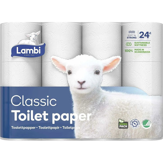 Toalettpapper Lambi 24/fp