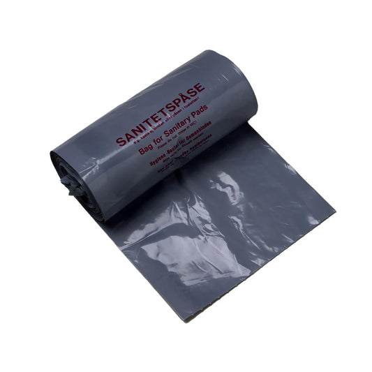 Sanitetspåse LLD 320x400mm Grå 25my 100st/rle 10rle/krt