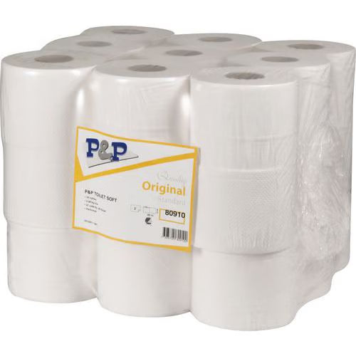 Toalettpapper Soft 2-L Vit 85m/rle 27rle/fp