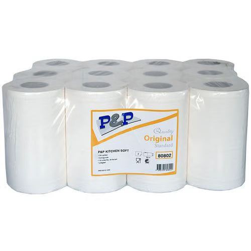 Hushållspapper Soft 2-L Vit 70m/rle 12rle/fp