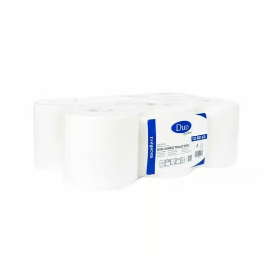 Toalettpapper Mini Jumbo Premium Vit 12/fp