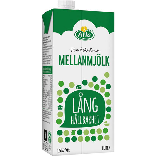 Mjölk ARLA lång hållbarhet 1L 10st/krt