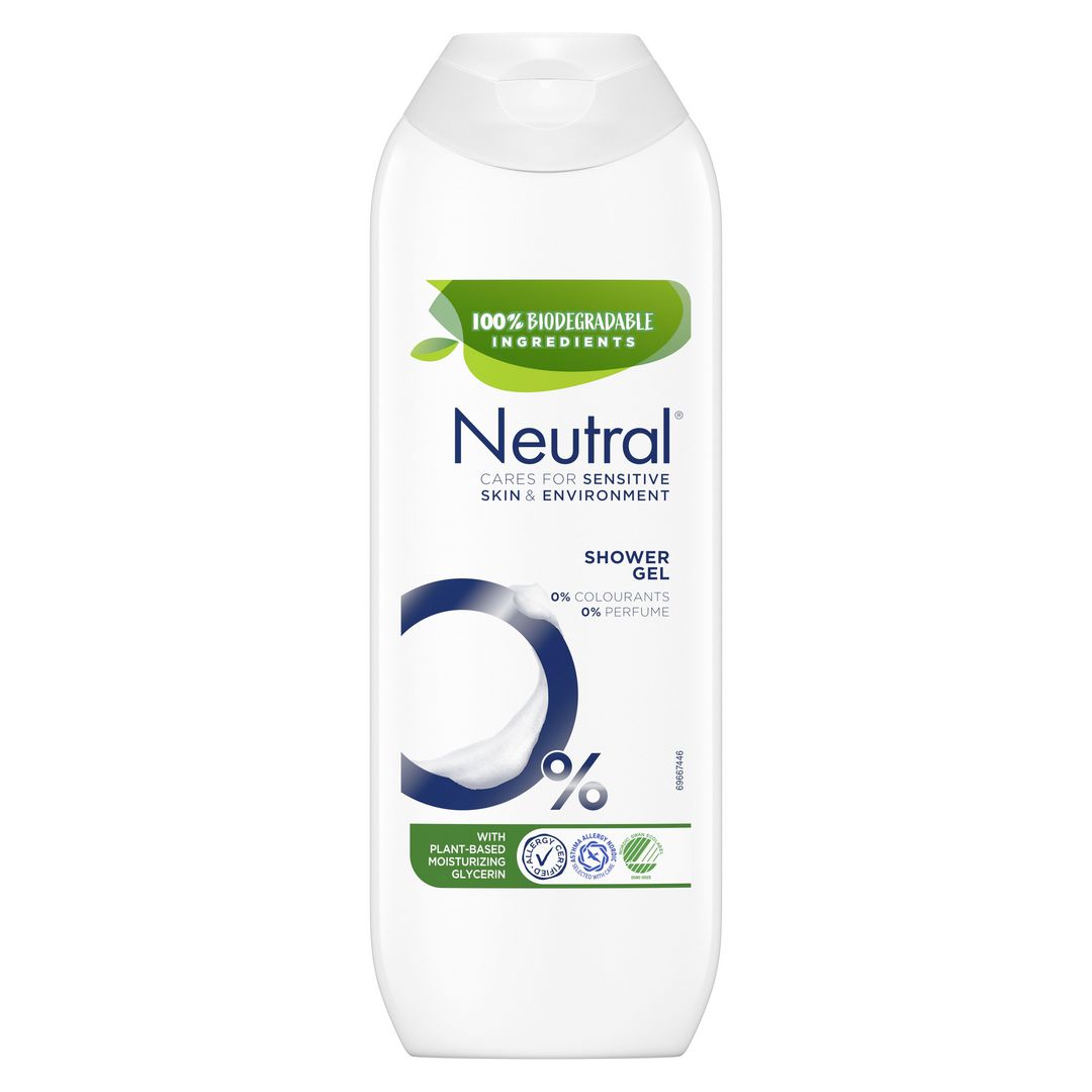 Duschtvål NEUTRAL oparfymerad 250ml 6st/krt