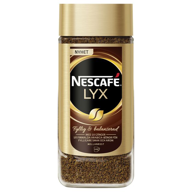 Kaffe NESCAFÉ Snabbkaffe Lyx Mellan 200g 6st/krt