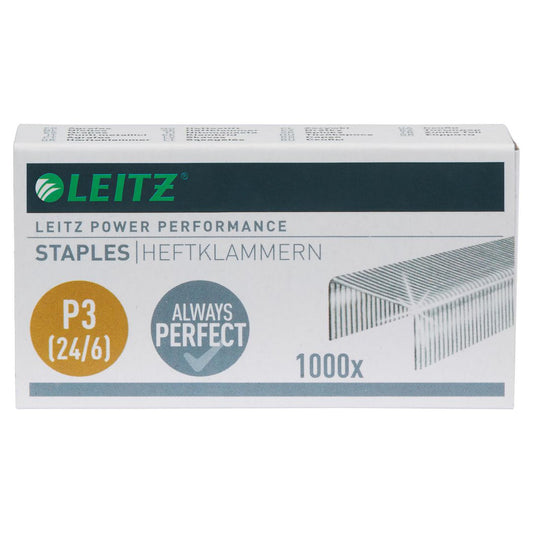 Häftklammer LEITZ P3 24/6 1000st/fp 100fp/krt