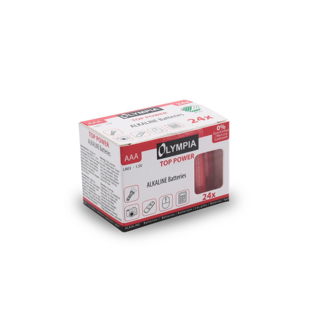 Batteri OLYMPIA AAA 24/fp