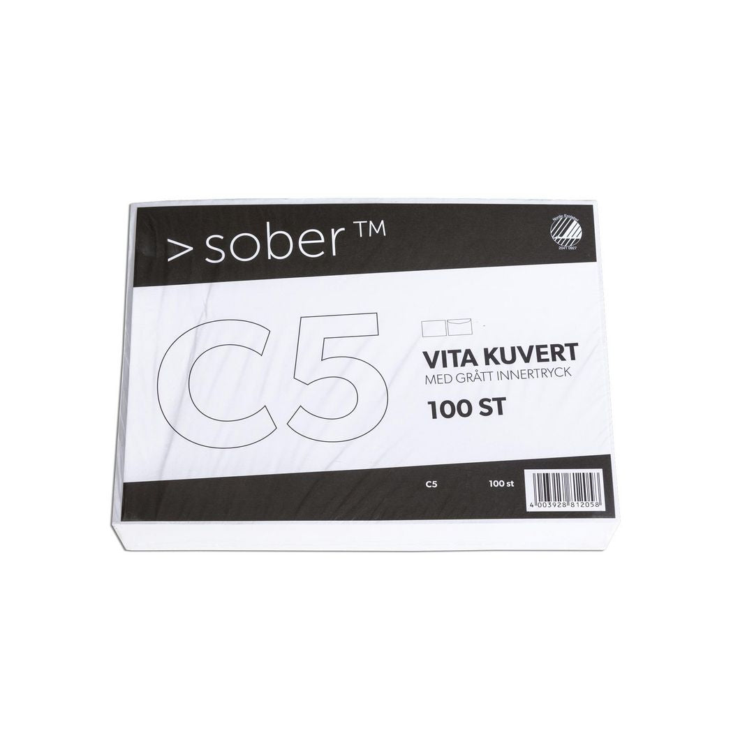 Kuvert konsument fp C5 Remsa Vit 100st/fp 5fp/krt