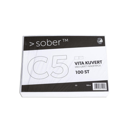 Kuvert konsument fp C5 Remsa Vit 100st/fp 5fp/krt