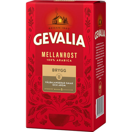 Kaffe GEVALIA Mellanrost brygg 450g 12st/krt