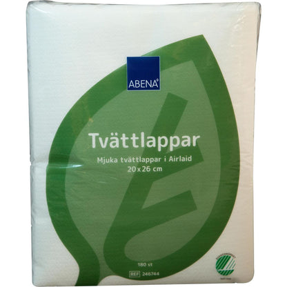 Tvättlapp Airlaid Svanen 20x26cm 180st/fp
